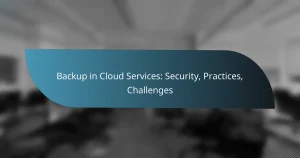 Read more about the article Backup in Cloud Services: Security, Practices, Challenges